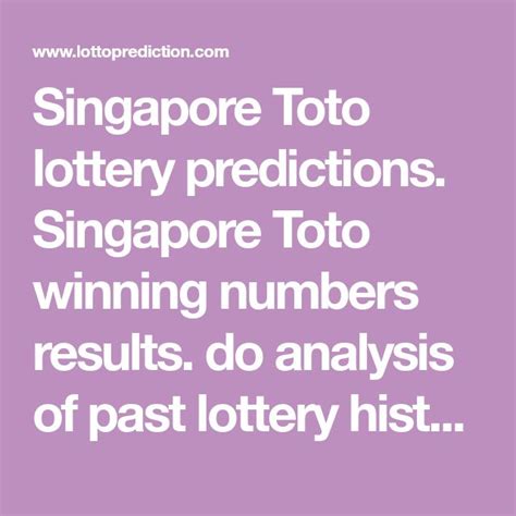 singapore toto 49 results history|PAST RESULTS TOTO LOTTO .